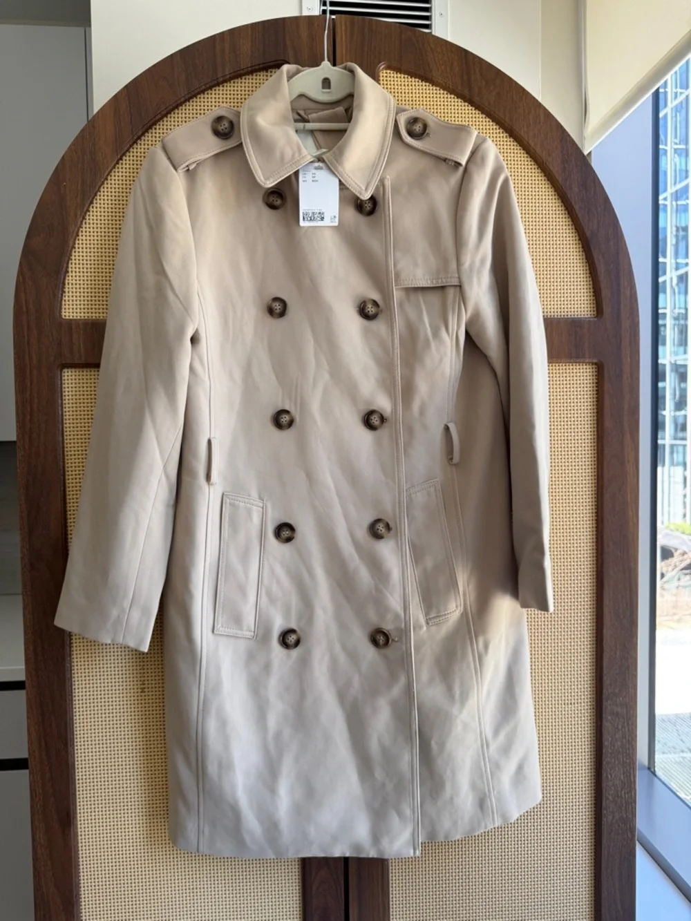H&M trench coat XS - NWT! - Picture 3 of 6
